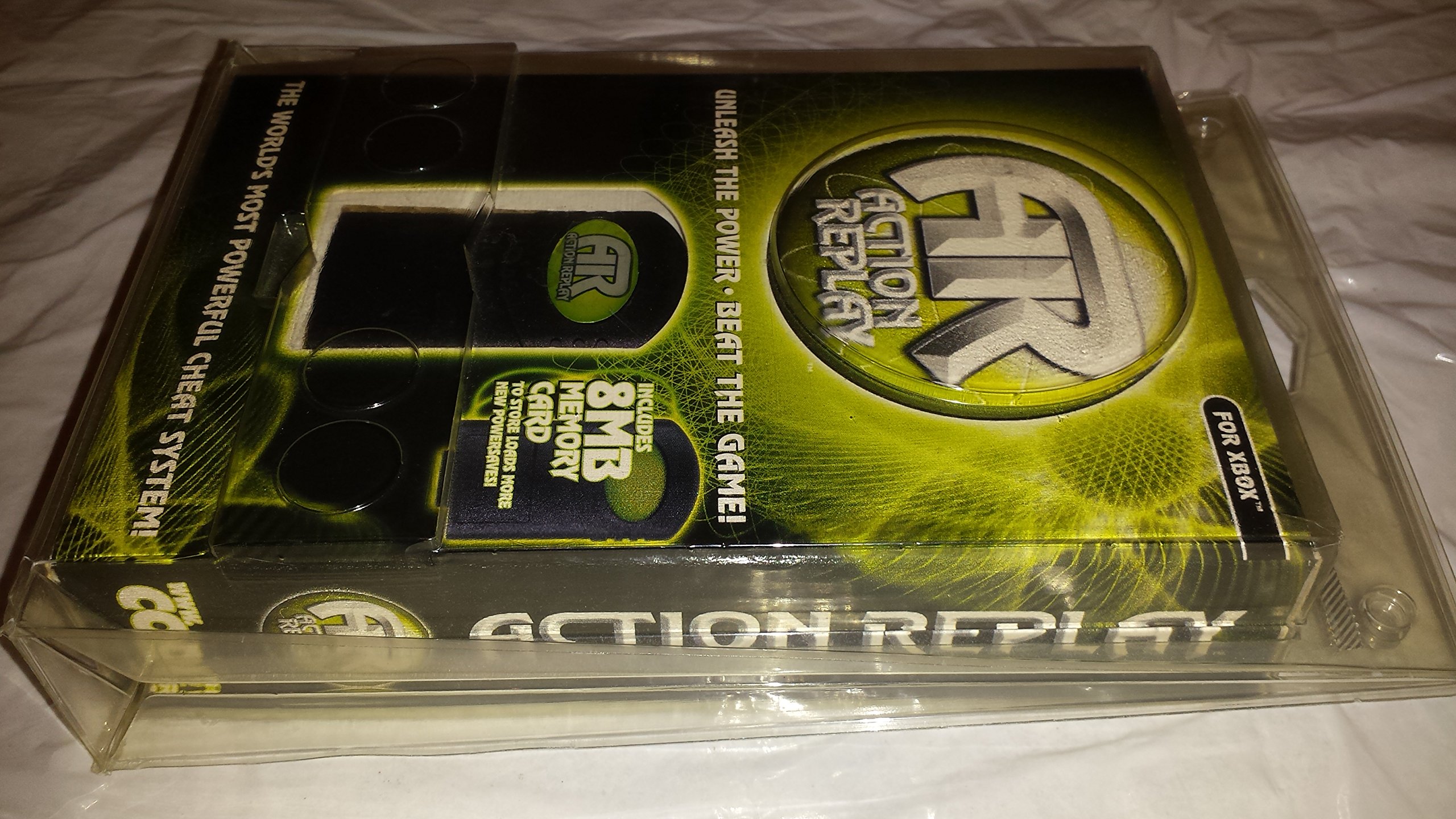 Action Replay with 8MB Memory Card - Game Save Device for Nintendo, PlayStation & Xbox | Perfect for Cheat Codes, Backup Saves & Competitive Gaming