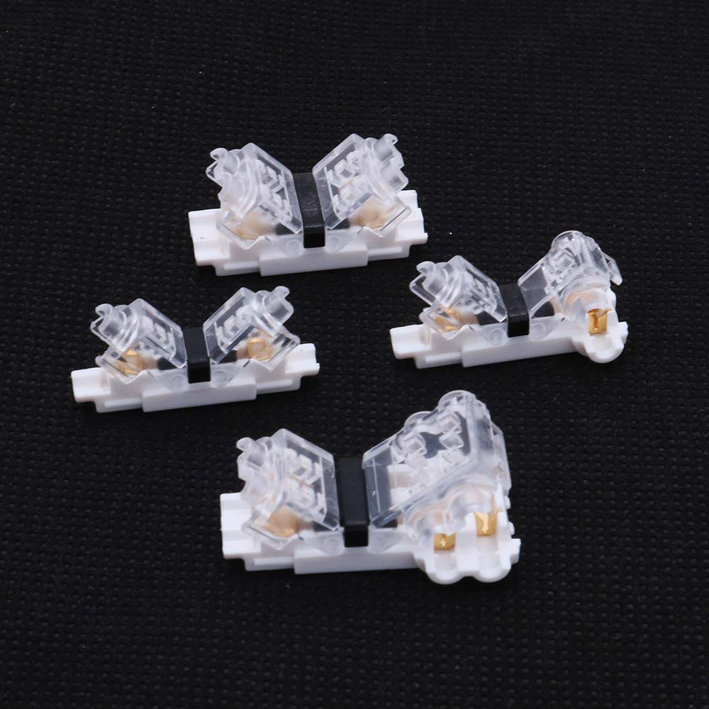 50 Pack NUZAMAS Quick Splice Wire Connectors - 2 Way 1 Pin Low Voltage Tap Terminals for Automotive, Home & DIY Electrical Wiring Projects