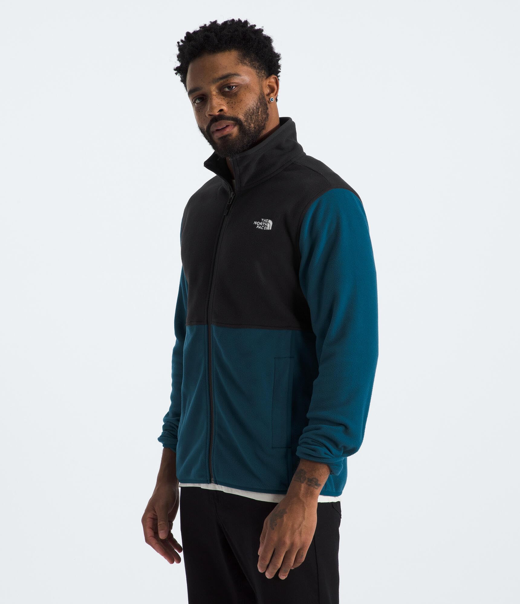 The North Face Men's Glacier Fleece Jacket - Warm & Lightweight Outdoor Pullover for Hiking, Camping & Winter Activities