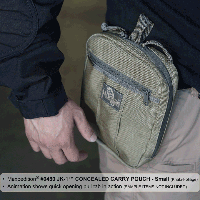 JK 1 Concealed Carry Pouch (Small) - Premium Hidden Holster for Wallet, Phone & Essentials - Buy 1 Get 1 Free - Perfect for Travel, Hiking & Everyday Carry (EDC)