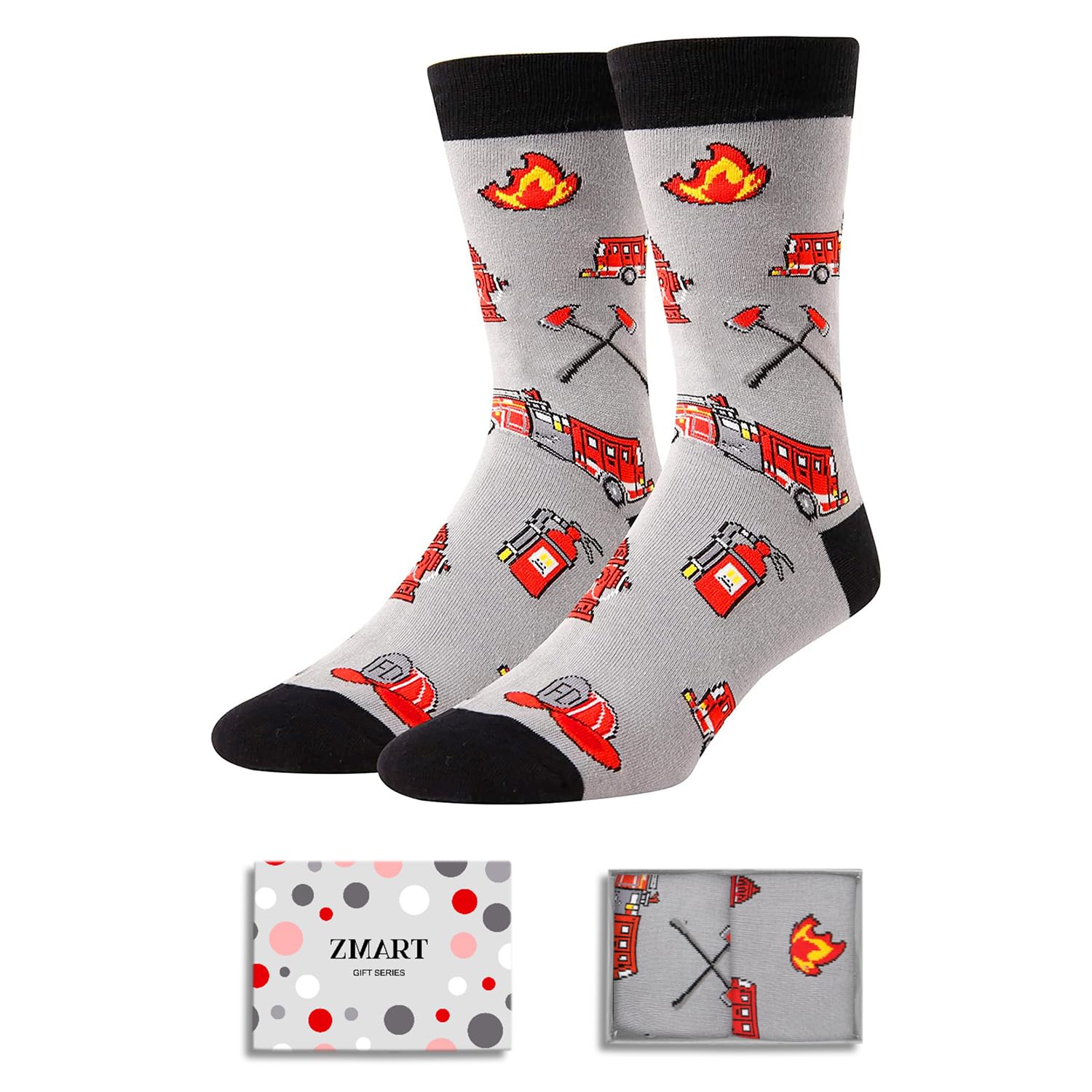 Funny Novelty Socks for Firefighters, Lawyers, Veterinarians, Dentists & Police - Perfect Gift for Men & Women - Great for Work, Holidays & Special Occasions