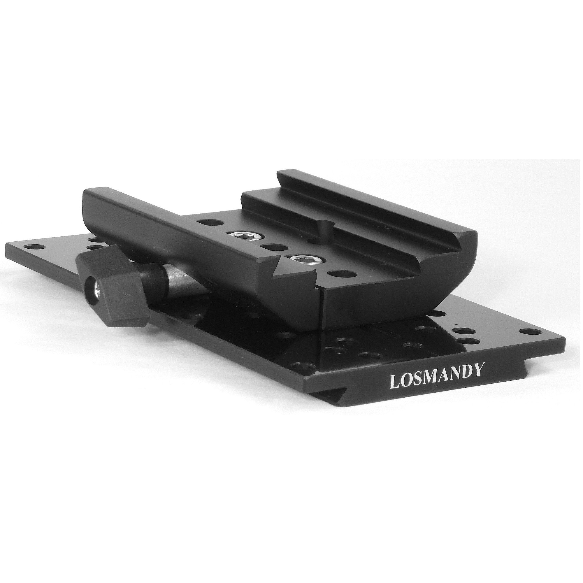 Losmandy Male D Plate to Female V Series Saddle Plate Adapter - Telescope Mount Accessory for Astronomy & Astrophotography
