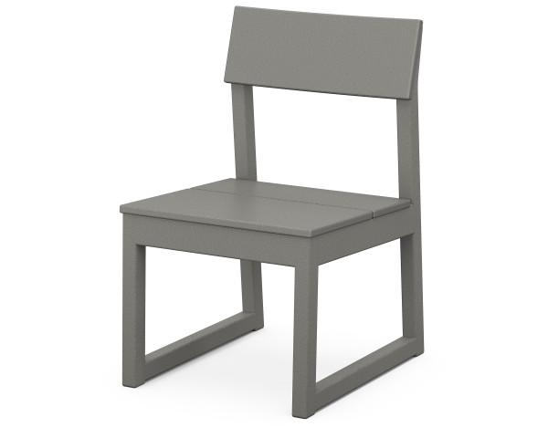 Polywood EDGE Dining Side Chair - Weather-Resistant Outdoor & Indoor Dining Chair - Perfect for Patio, Deck, Garden, and Kitchen Use