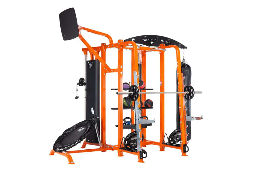 TuffStuff CT8 Multi-Functional Fitness Training System - Home & Commercial Gym Equipment for Strength & Cardio Workouts