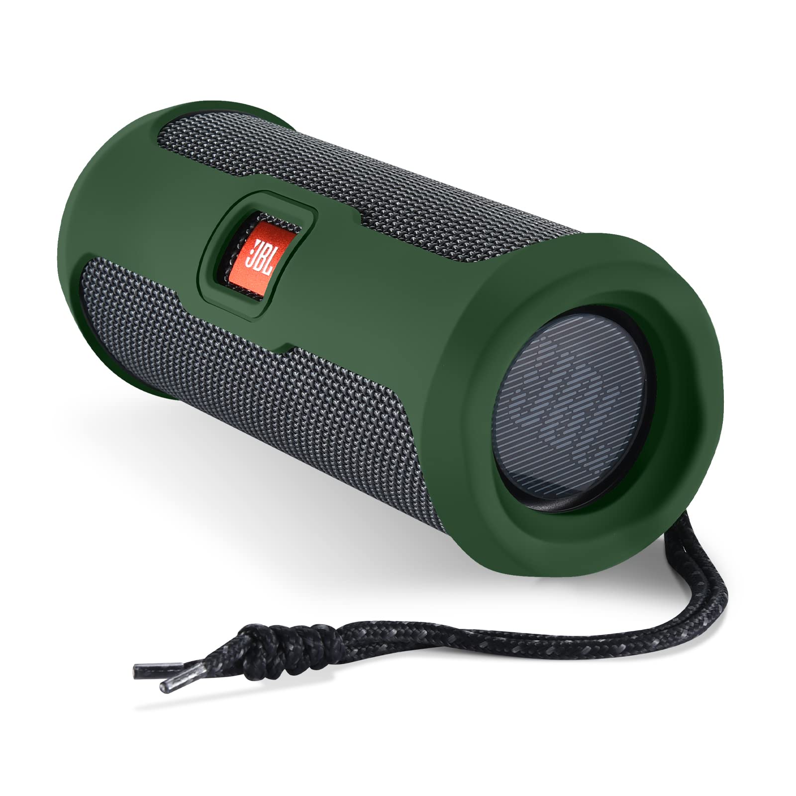 **JBL Flip Essential 2 Silicone Protective Case - Shockproof & Travel Cover for Bluetooth Speaker (Green) - Perfect for Outdoor Adventures, Travel & Daily Use**