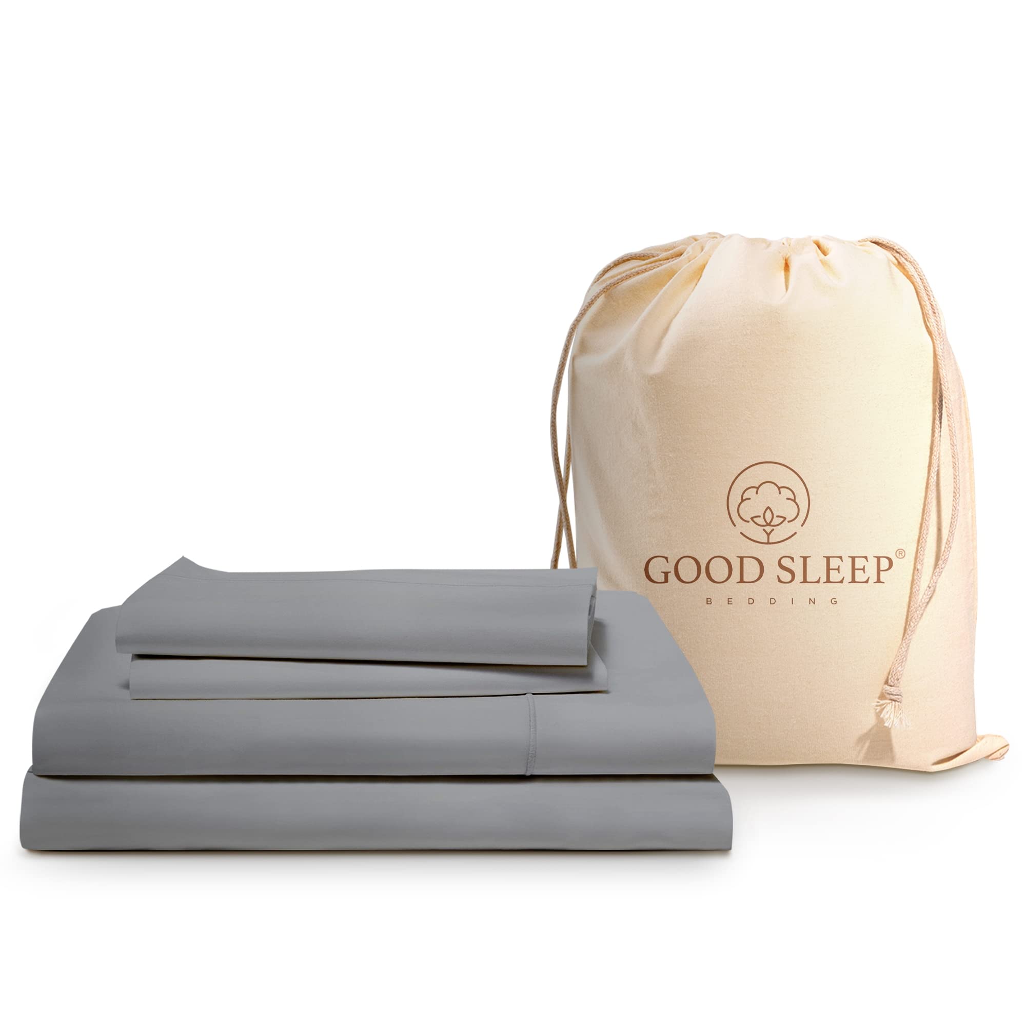 Premium 100% Egyptian Cotton Twin XL Sheet Set - 1000 Thread Count, 3-Piece, 16
