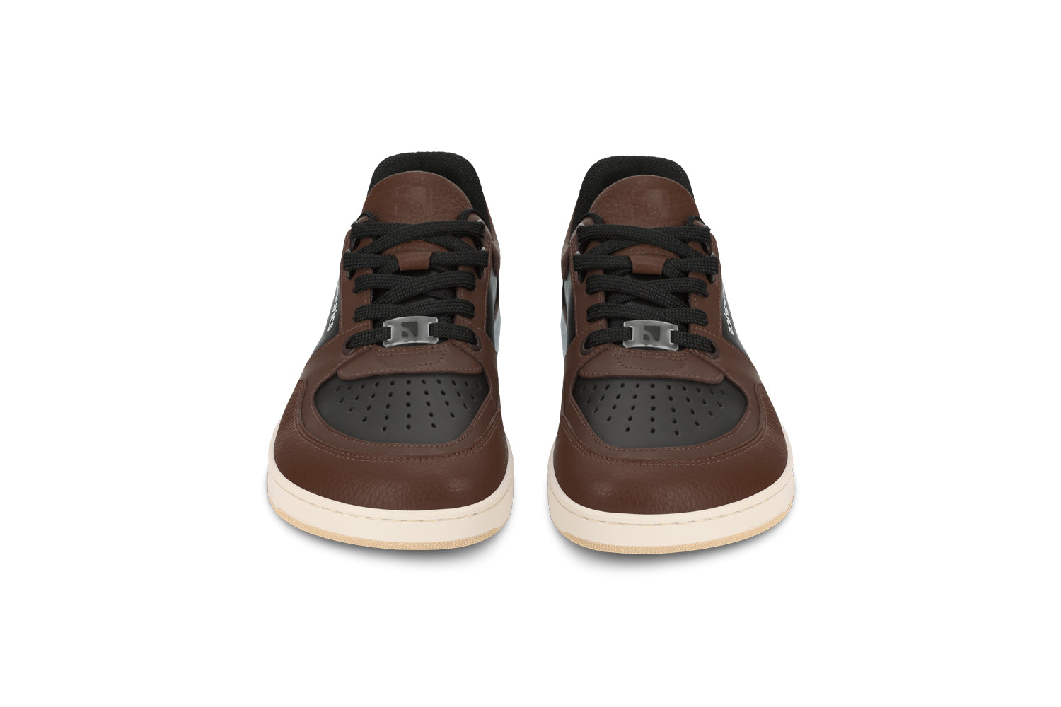 Barefoot Sneakers for Men & Women - Barebarics Wave Black & Dark Brown Minimalist Shoes | Lightweight & Flexible for Running, Walking & Gym Workouts