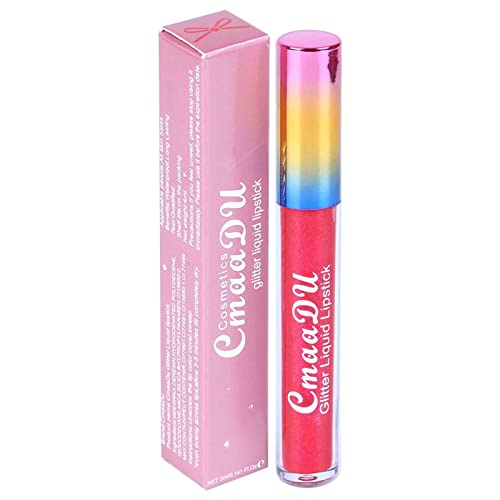 Waterproof Matte Liquid Lipstick - 3ml Long-Lasting Non-Fading Nude Lipstick Stick with Butter Mascara, Kiss-Proof & Non-Stick Formula | Professional Makeup for Parties, Weddings & Daily Wear (Color C, One Size)