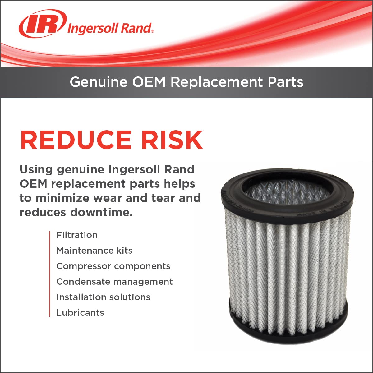 Ingersoll-Rand 20100285 Ring Kit Replacement for SS5 Air Compressor - Repair & Maintenance Parts for Industrial & Automotive Use