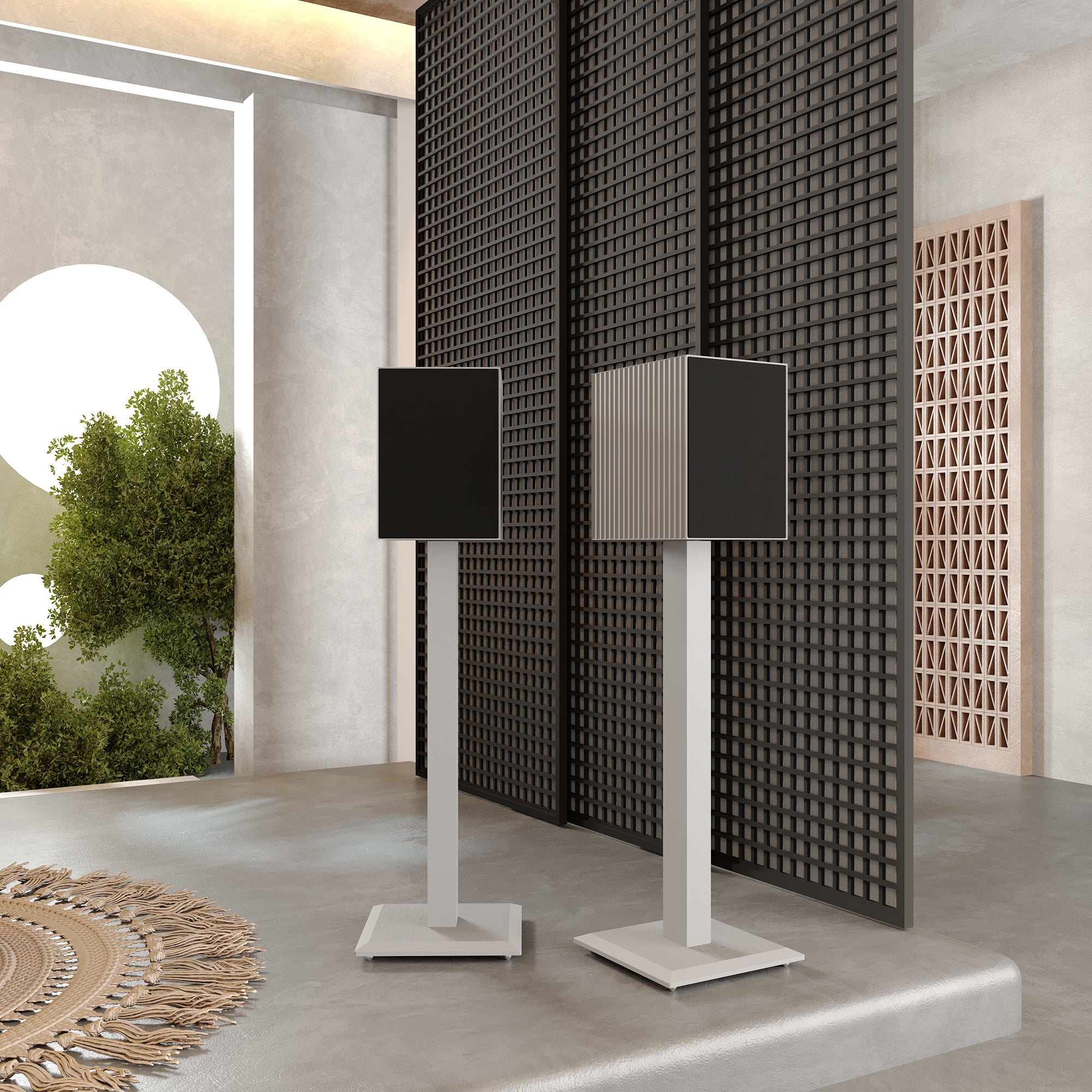 Goldmund MELOS STAND Premium Speaker Stands - High-Quality Audio Equipment for Home Theater & Studio Setup