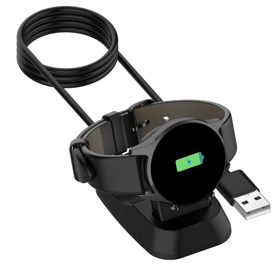 Original TicWatch C2 USB Charging Dock Cable - Magnetic USB Charger Replacement for TicWatch C2 Smartwatch | Perfect for Home, Office & Travel Charging