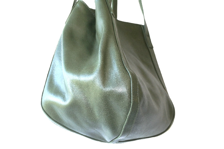Premium Papaya Tote Bag in Olive Green - Stylish & Eco-Friendly Shopping Bag for Groceries, Beach, and Everyday Use