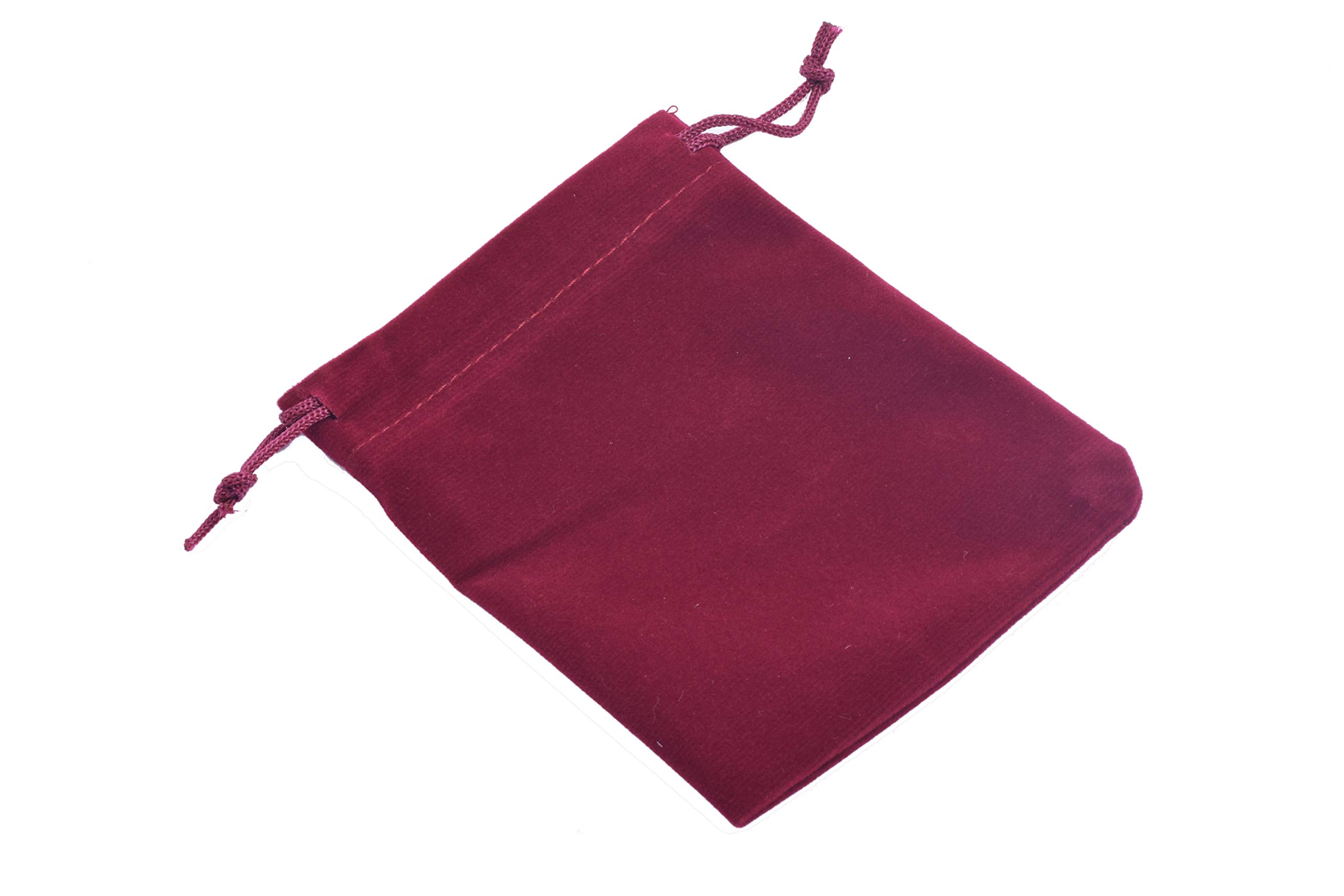 20 Pack Velvet Wine Drawstring Gift Bags - Elegant Jewelry Pouches for Wedding Favors, Party Gifts, Candy Bags (5.2x7.2 Inches) - Perfect for Bridal Showers, Birthday Parties & Holiday Presents