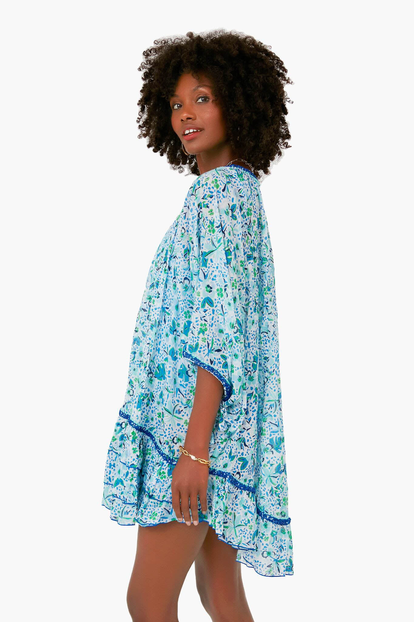Blue Monaco Bobo Poncho - Stylish & Comfortable Women's Cape for Outdoor, Travel & Casual Wear