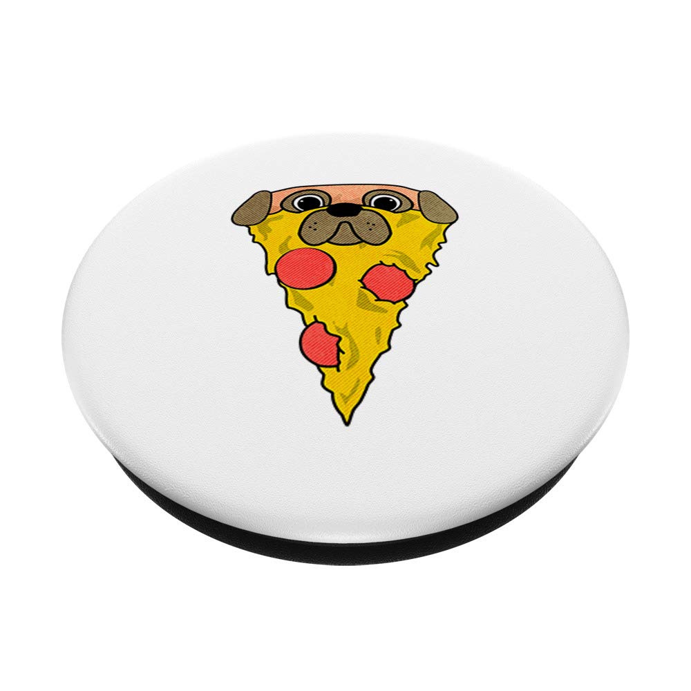 Pug Dog Pizza Phone Holder - Cute Pet Accessory for Desk, Car, and Home Decor