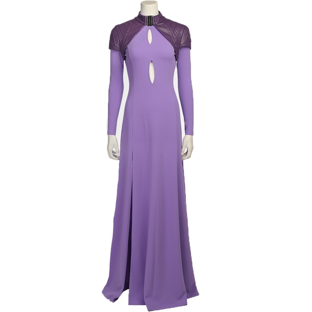 Anime Women's Purple Cosplay Costume Full Set - Elegant Halloween Party Outfit for Anime Lovers & Cosplay Events