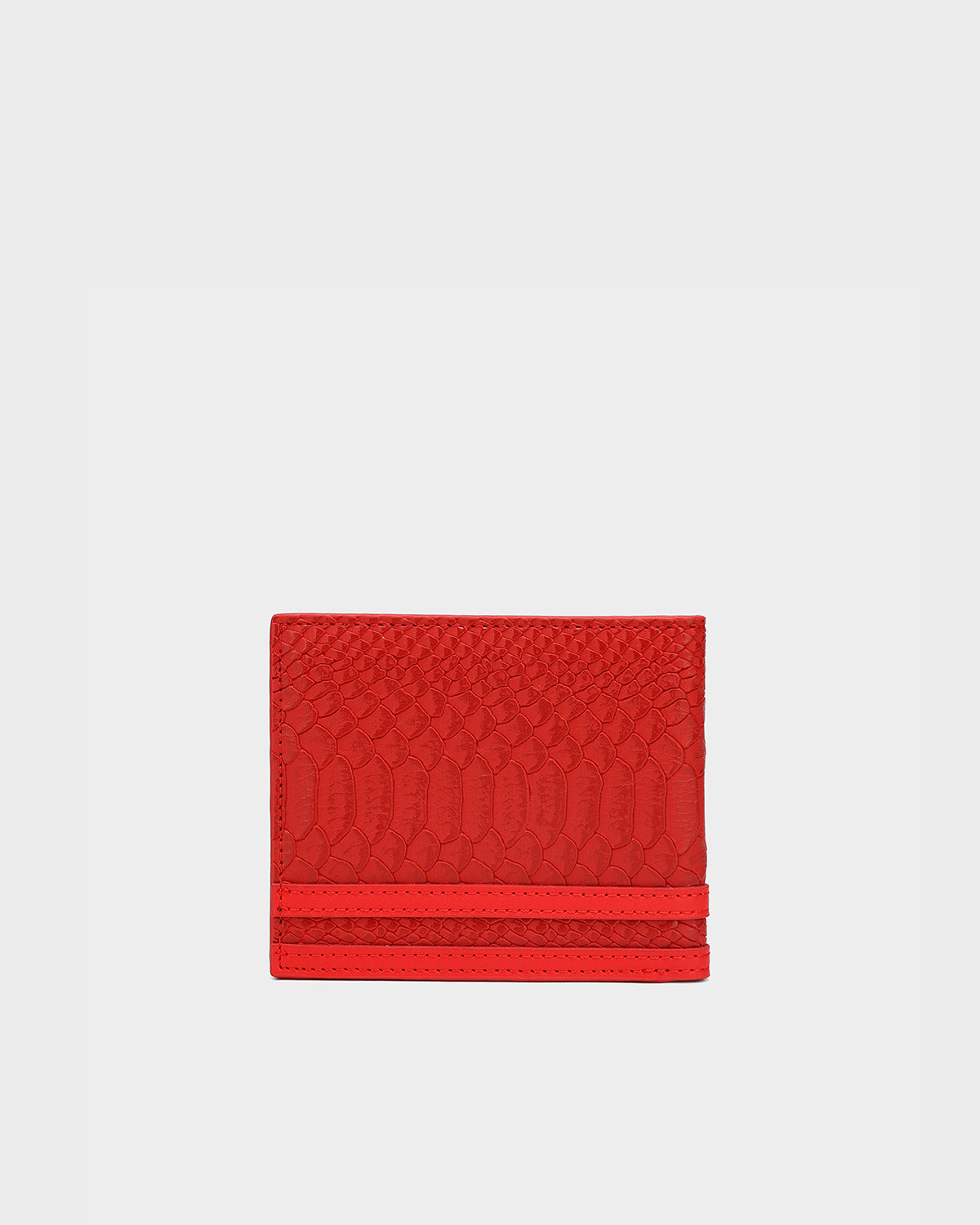 Apollo 1 Genuine Leather RFID Blocking Wallet for Men - Slim Bifold Credit Card Holder with Cash Pocket (Red) | Perfect for Everyday Carry, Travel & Business