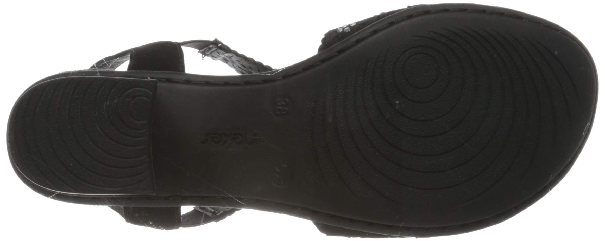 Rieker Women's Comfortable Closed Toe Sandals with Arch Support - Breathable Summer Walking Shoes for Casual Outings & Travel