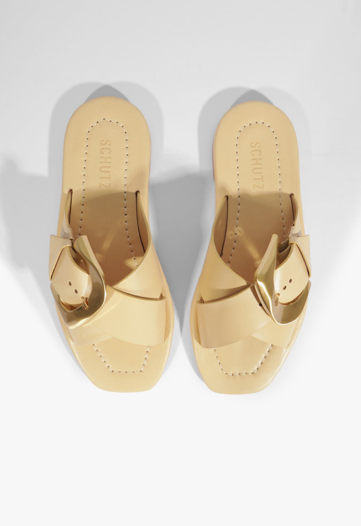 Lois Beige Leather Flat Sandals for Women - Comfortable Casual Summer Shoes for Walking, Travel & Beach Outfits