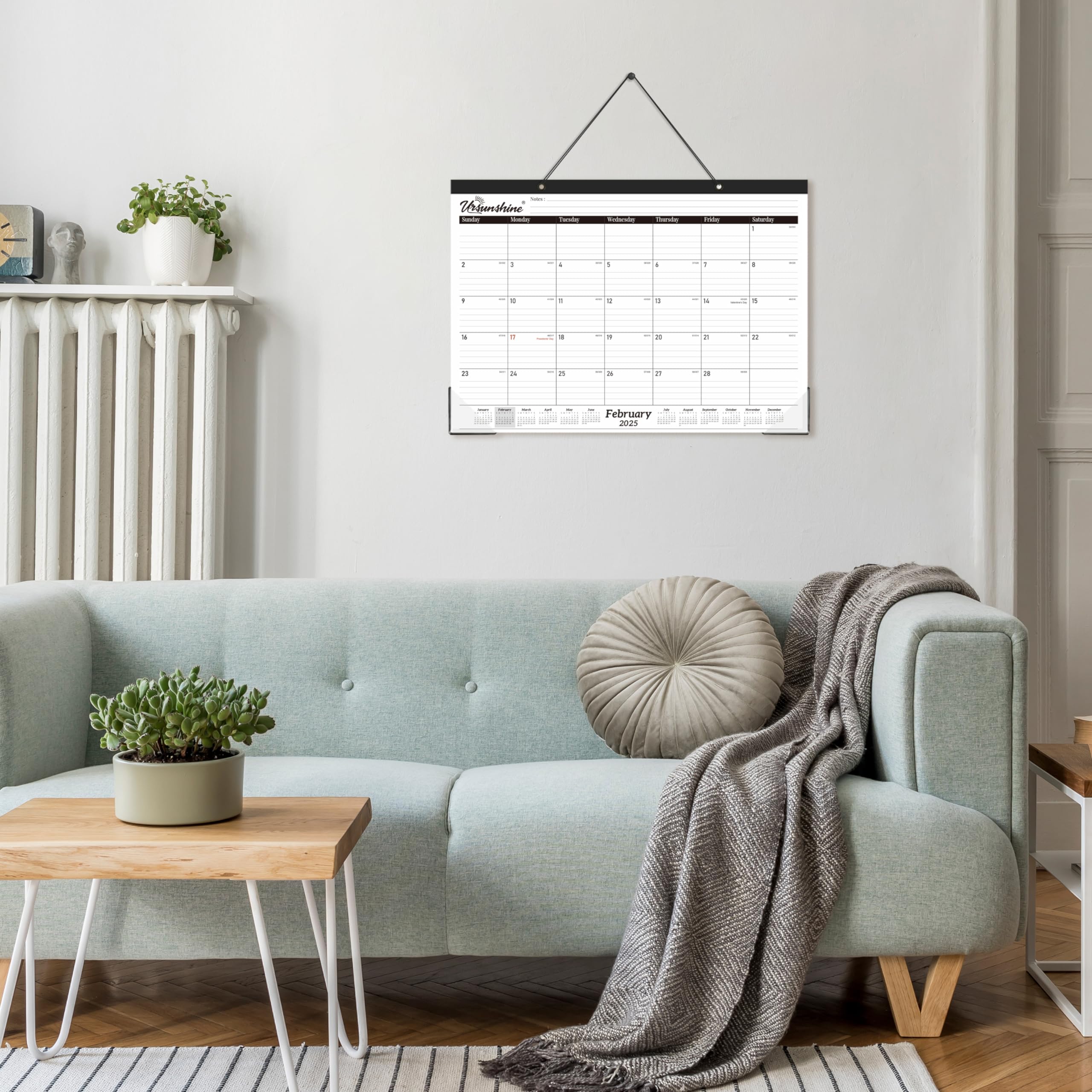 2025 Desk and Wall Calendar - 12 Month Planner Jan-Dec 2025, 17