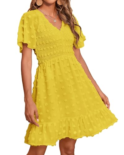 Swiss Dot Yellow