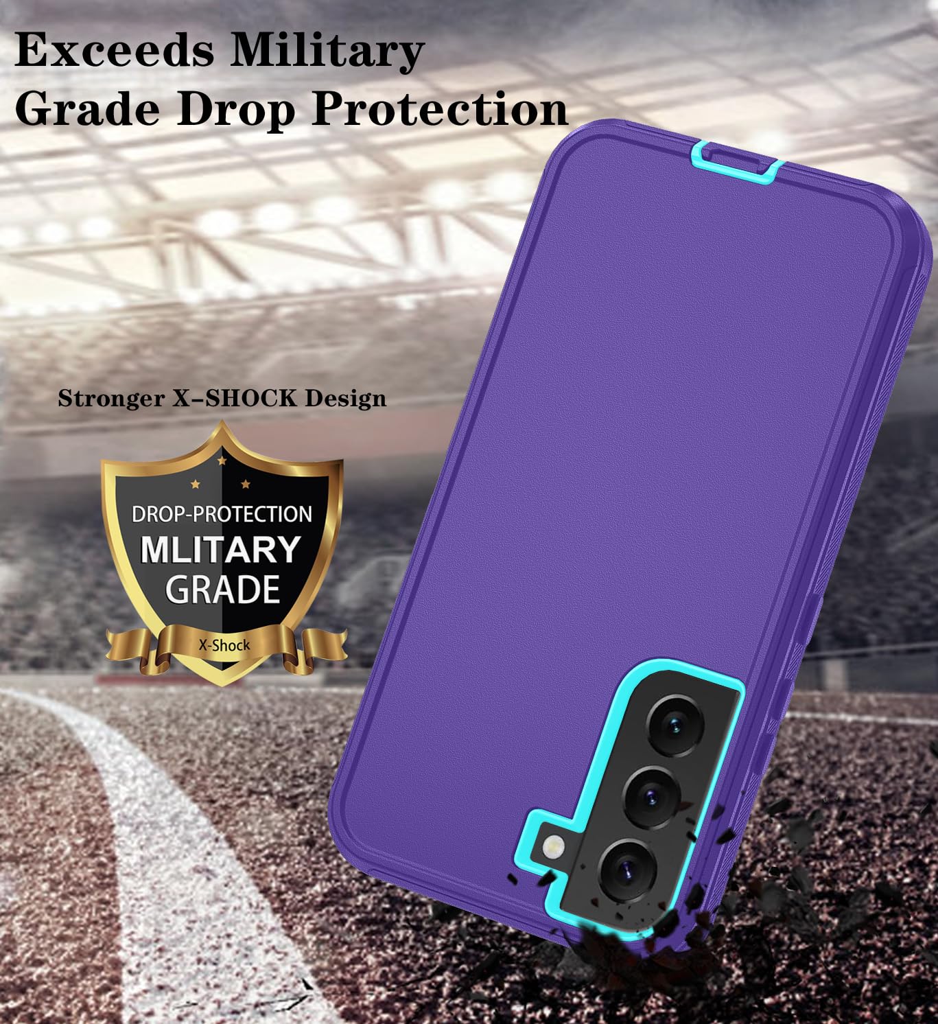 ONOLA Heavy Duty Shockproof Phone Case for Samsung Galaxy S21 6.2