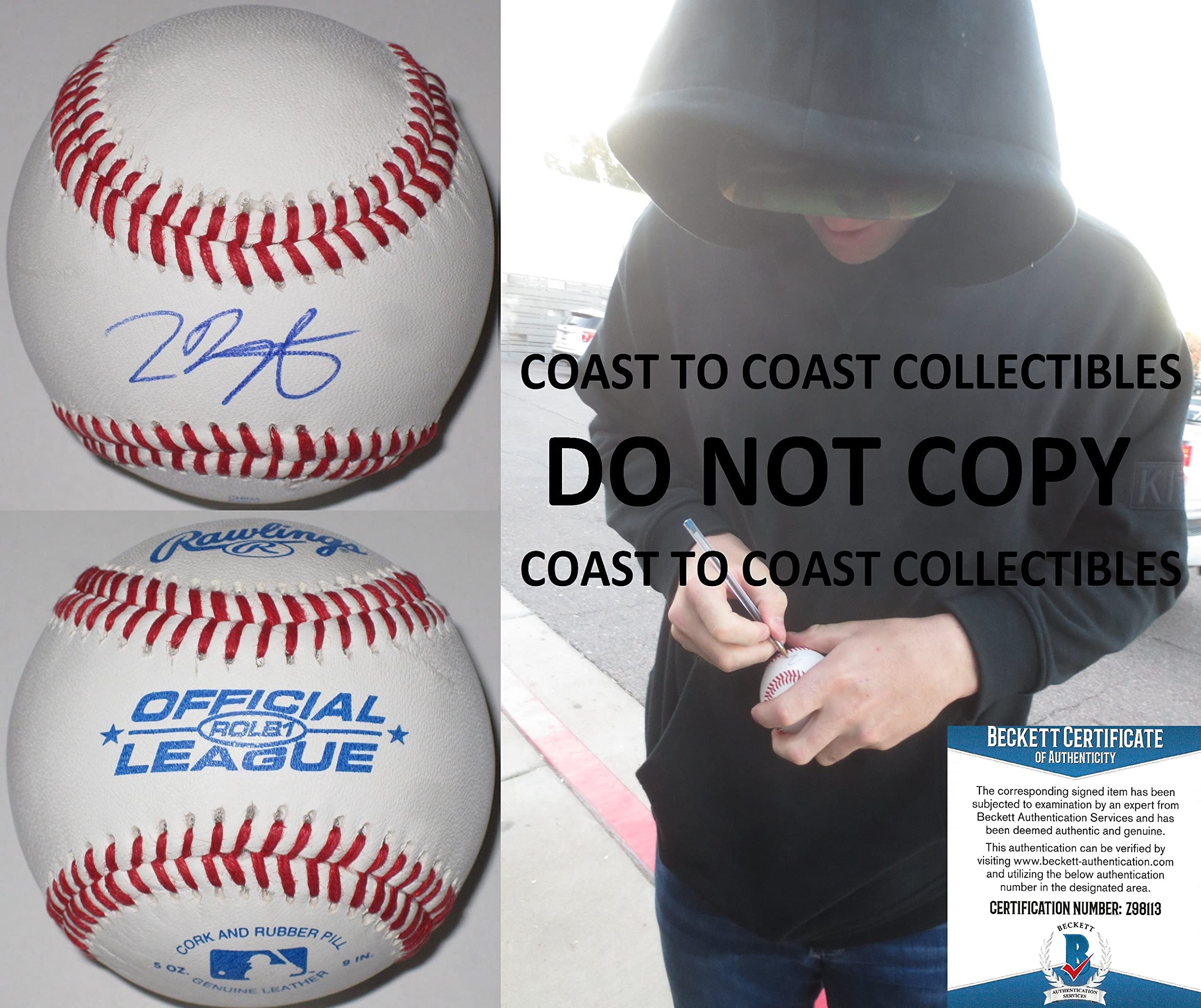 Joey Bart San Francisco Giants Autographed Baseball with Beckett COA - Authentic Signed MLB Memorabilia for Collectors & Fans - Perfect for Display, Gifts, and Sports Memorabilia Collections