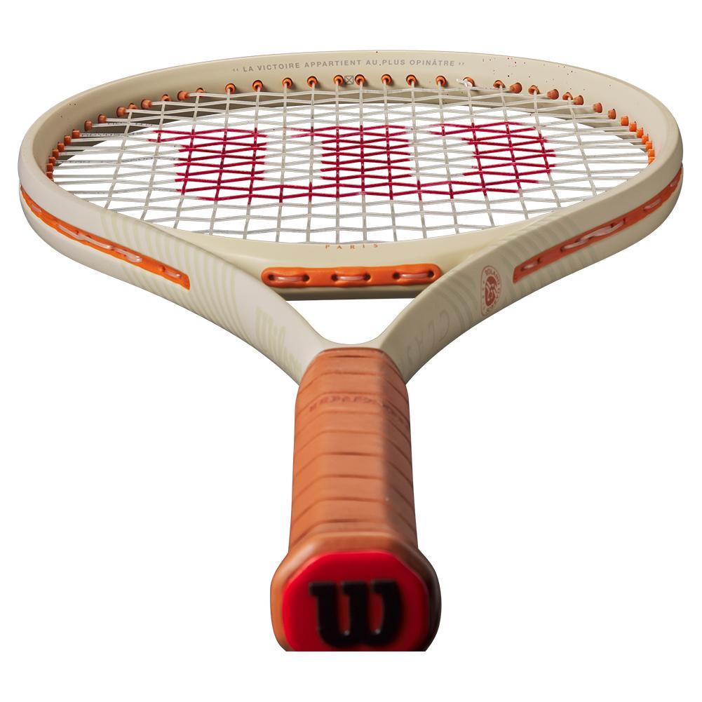 Wilson Clash 100L v2 Roland Garros 2024 Tennis Racket - Lightweight Performance Racquet for Women & Men | Perfect for Clay Courts & Tournament Play