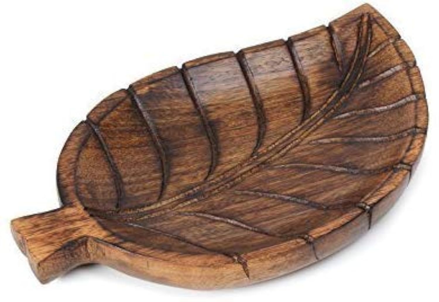 **Brown Wooden Serving Tray for Ottoman - Coffee & Tea Tray with Cup Holders - Home Decor & Organizer for Dining Table, Vanity, Kitchen Countertop, Living Room - Perfect Gift for Loved Ones (Ideal for Breakfast in Bed, Entertaining Guests, or Stylish Home Decor)**