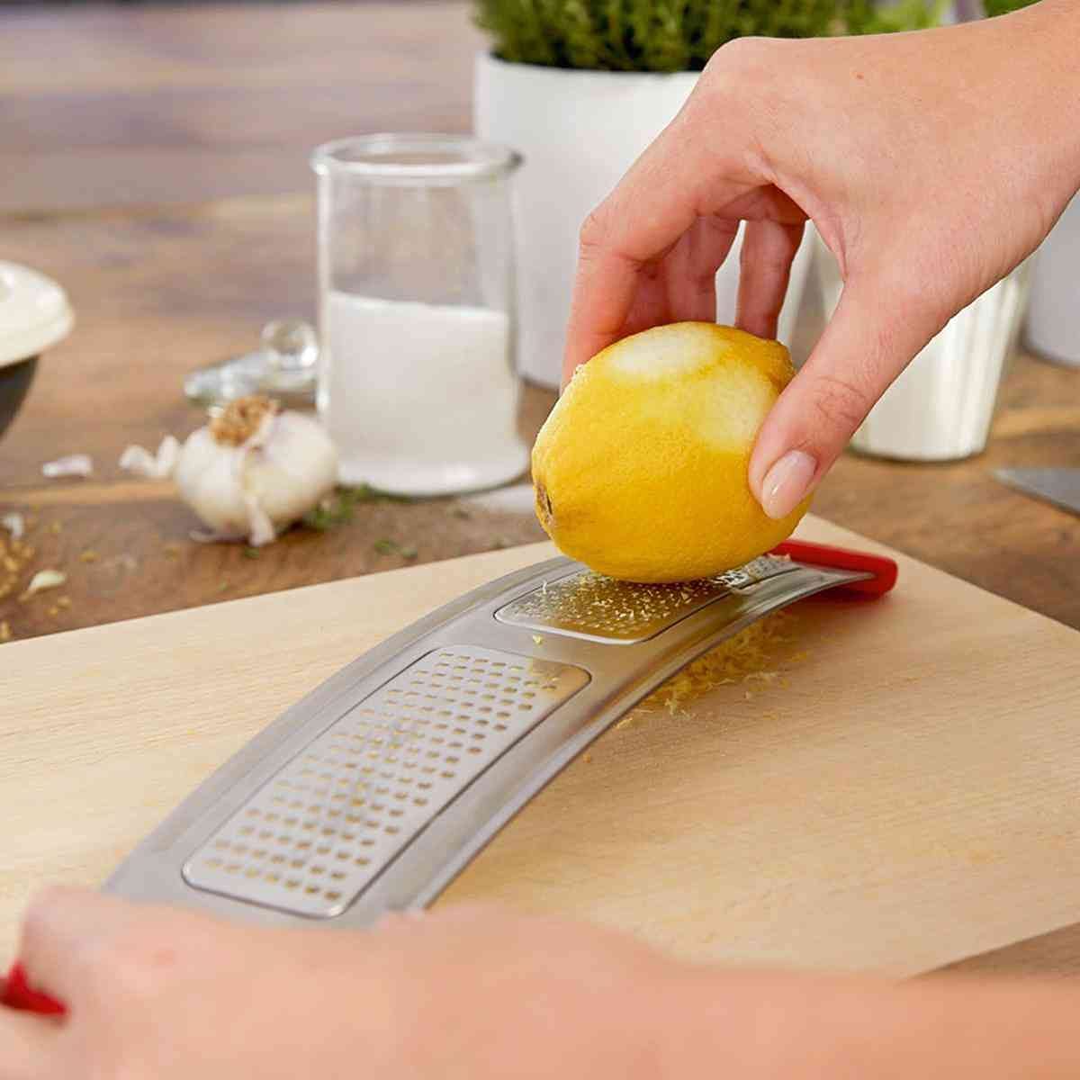 Fissler Q! Fine Grater for Cheese, Nutmeg & Parmesan - Premium Stainless Steel Kitchen Utensil - Perfect for Italian Cooking, Baking & Garnishing Dishes
