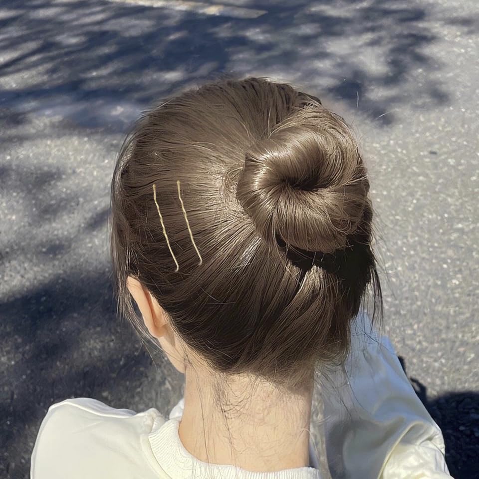 120Pcs Bobby Pins Hair Clips - Gold Hair Styling Pins for All Hair Types | Secure Bun, Updo & Braid Hairstyles | Perfect for Weddings, Parties & Daily Use