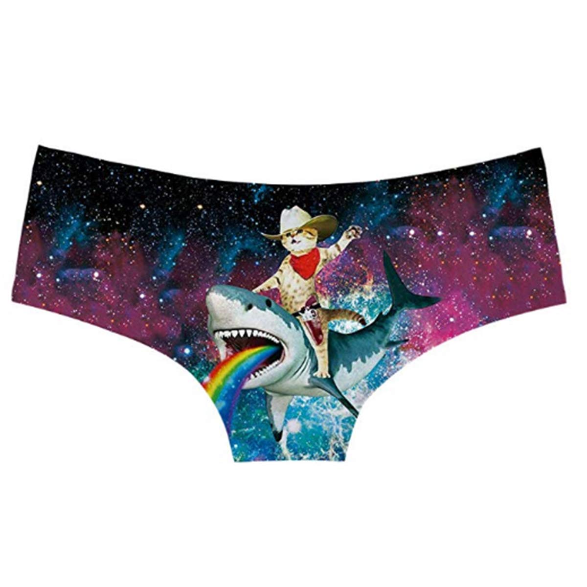 Sexy Women's 3D Printed Animal Pattern Underwear Panties - Stretchy Booty Shorts for Sleep & Casual Wear - Super Curve Embrace - Perfect for Loungewear, Date Nights & Sleepovers