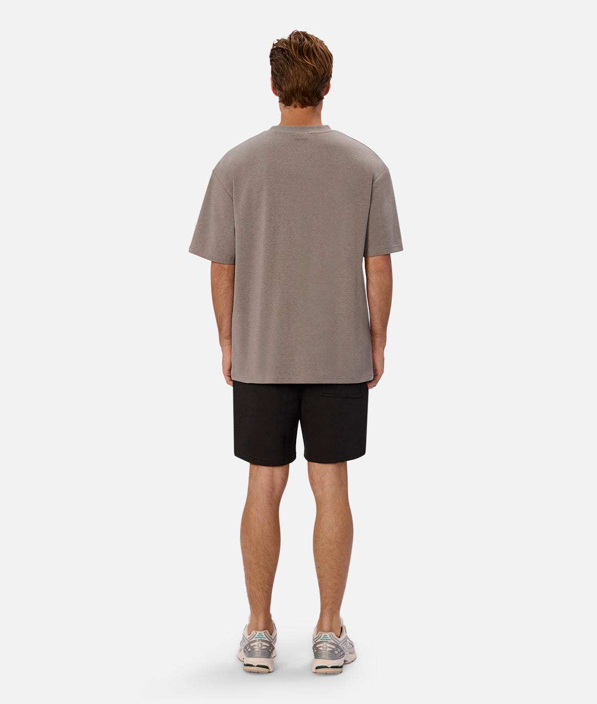 The Newport Tee - Premium Smoke Marle Cotton T-Shirt for Men | Comfortable Casual Wear for Everyday & Outdoor Activities