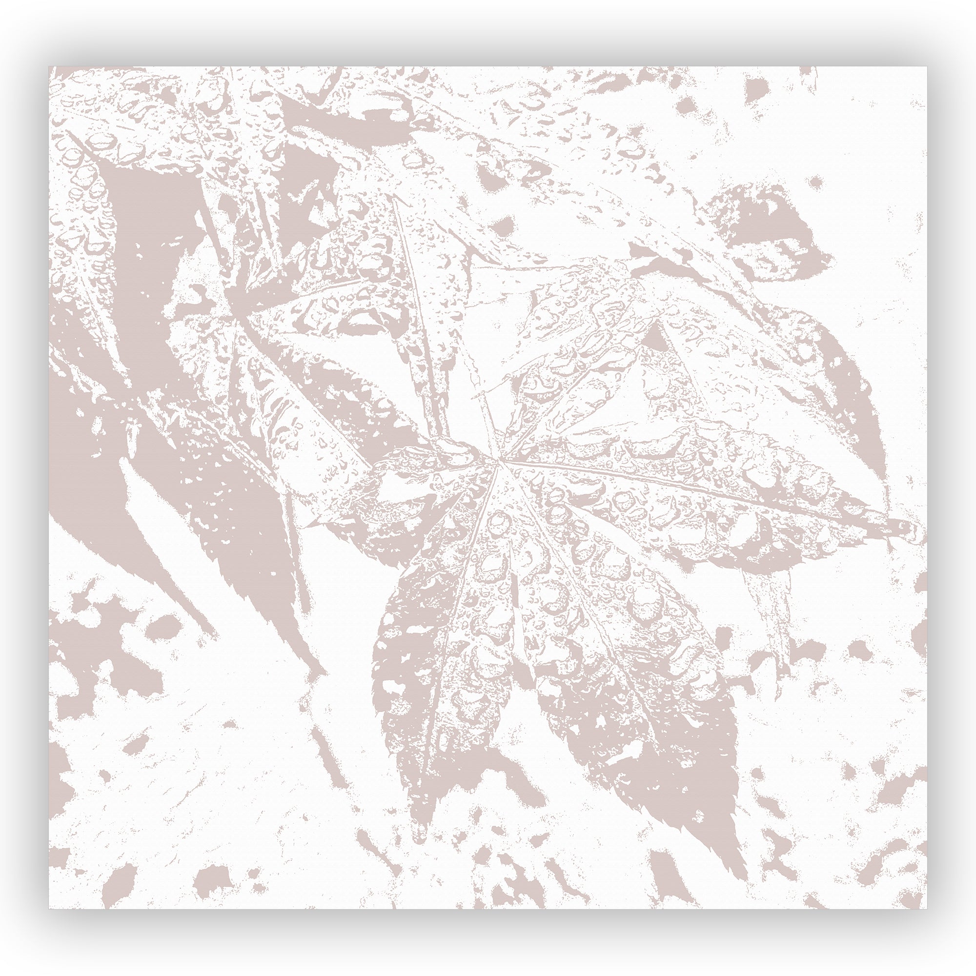 Gray and White Japanese Maple Leaves Waterproof Shower Curtain - Elegant Bathroom Decor for Modern and Zen Style Homes