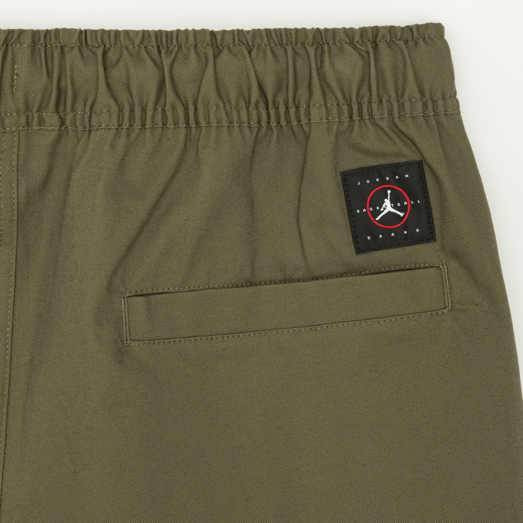 ESSENTIALS WOVEN SHORTS for Men - Medium Olive Green Casual Shorts | Comfortable Summer Short Pants for Outdoor Activities, Beach, Gym & Lounge