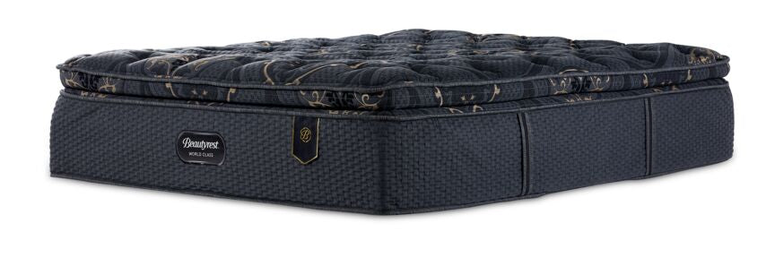 Beautyrest World Class Viscount Plush King Mattress - Ultra Soft Luxury Bed for Side Sleepers & Couples | Perfect for Master Bedrooms & Guest Suites