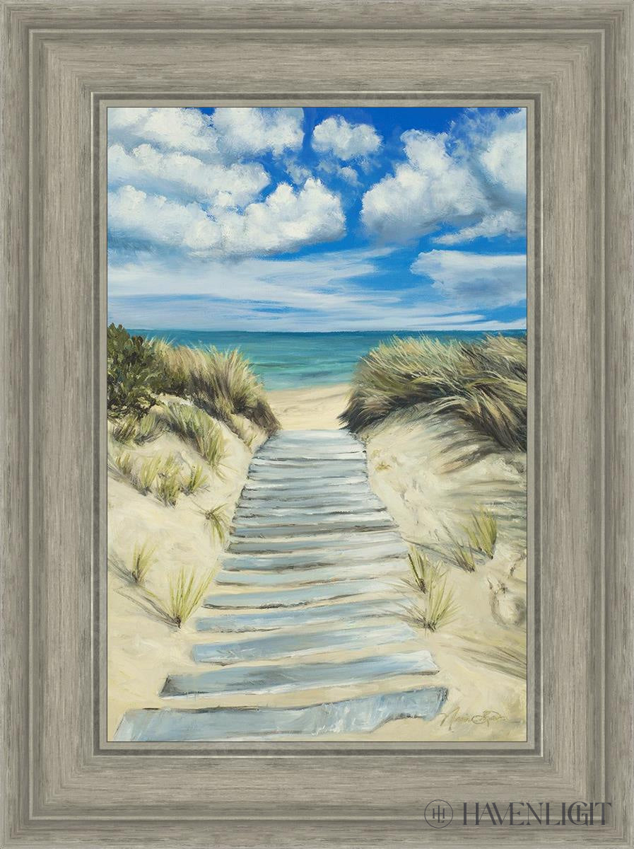Seaside Decor - Handcrafted Broken Path Mosaic Art Piece for Home & Garden Wall Decor | Perfect for Beach House, Coastal Living Room, or Outdoor Patio