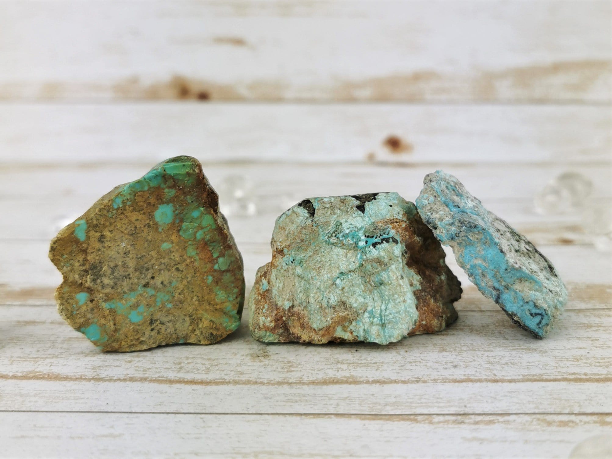 Natural B.C. Turquoise Specimens - Genuine British Columbia Turquoise Stones for Jewelry Making, Mineral Collection & Home Decor