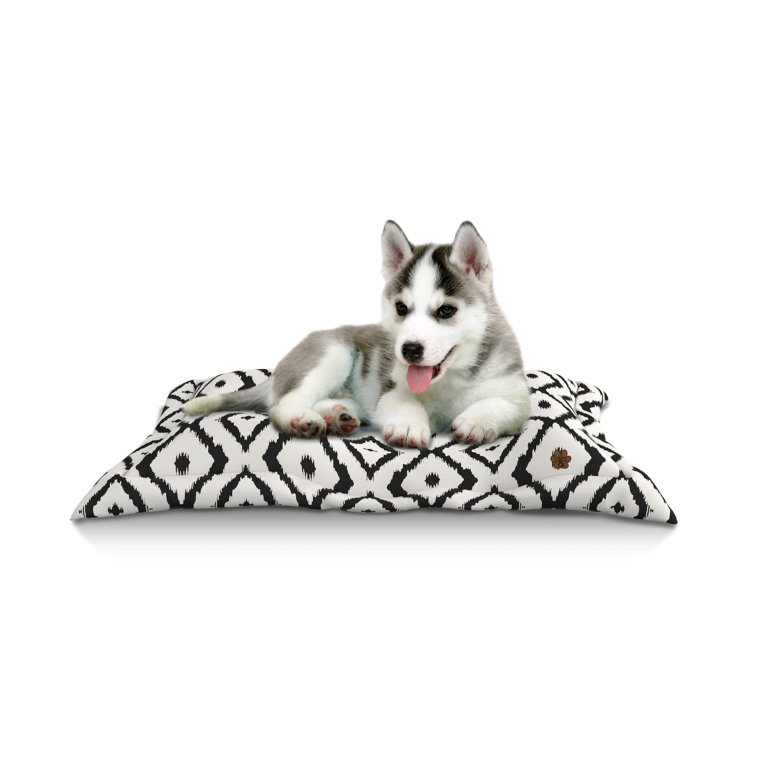 Premium Dog Mat for Large, Medium & Small Dogs & Cats - Non-Slip Bottom, Machine Washable Pet Bed Mattress (Pattern 01, Large Size) - Perfect for Crate, Kennel, Floor & Home Use