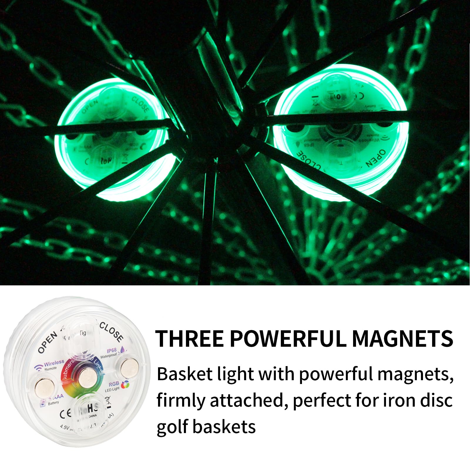 Premium Portable Disc Golf Basket Set with Lightweight Basket & Carry Bag - Perfect for Backyard Practice, Park Games & Outdoor Sports Activities