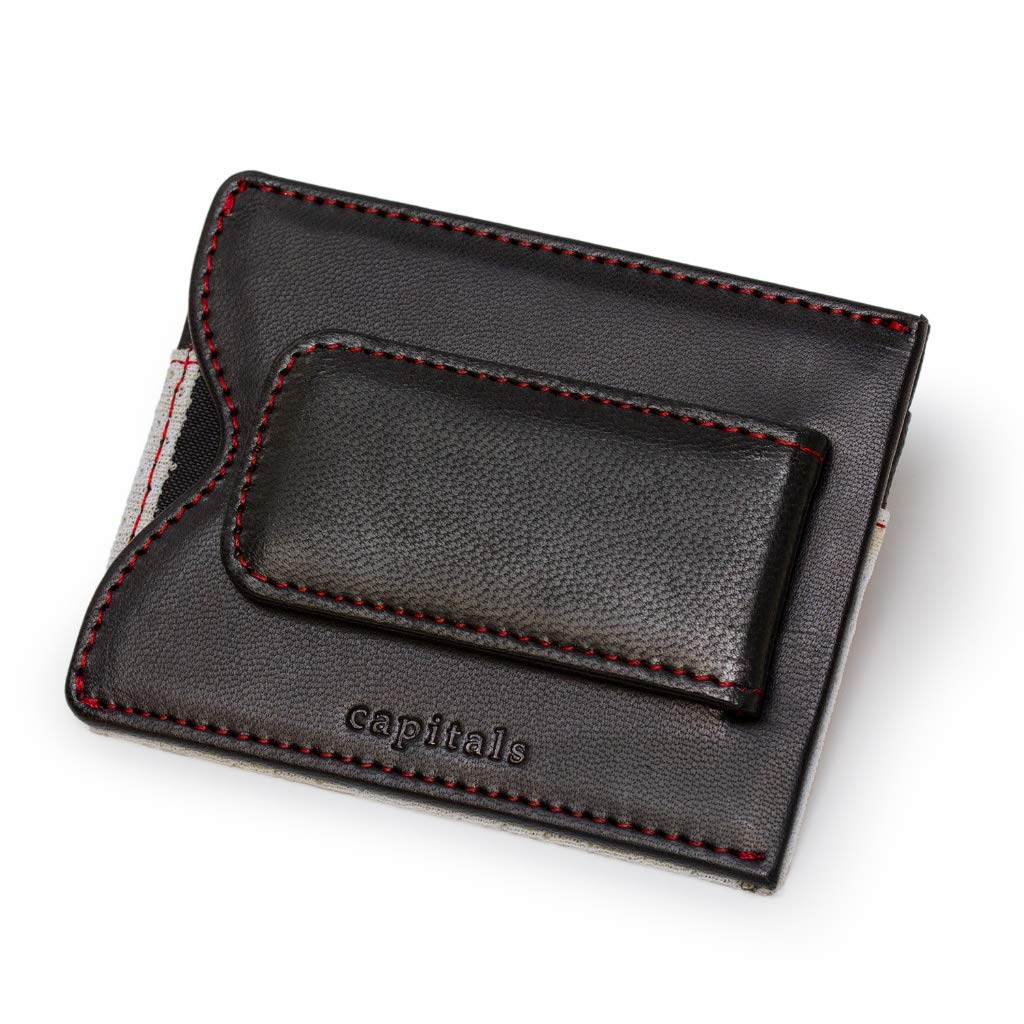 Authentic NHL Game-Used Jersey Leather Money Clip Wallet - Officially Licensed Hockey Tokens & Icons - Perfect for Hockey Fans & Sports Collectors (Gift Idea for Men)