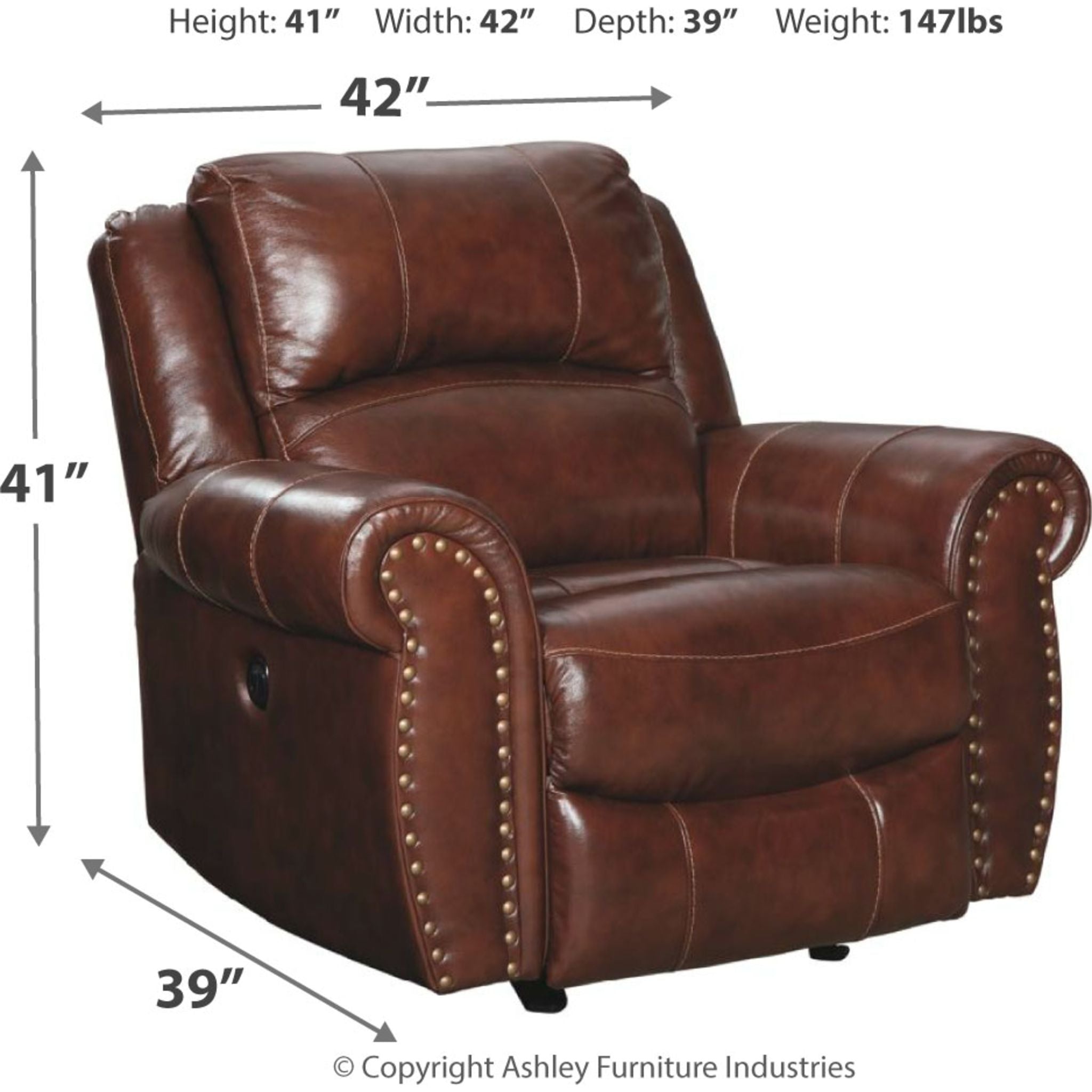 Bingen Power Rocker Recliner Chair - Electric Lift Massage Recliner with USB Charging Port for Living Room, Bedroom & Home Theater Comfort