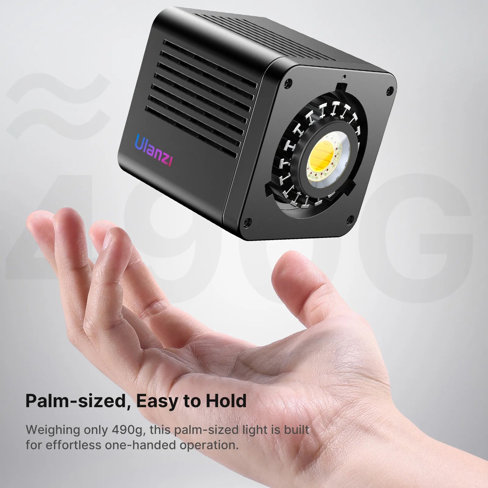 Ulanzi L024 40W RGB LED Video Light - Portable Photography Lighting for YouTube, TikTok, Vlogging & Live Streaming - Perfect for Content Creators & Studio Shoots