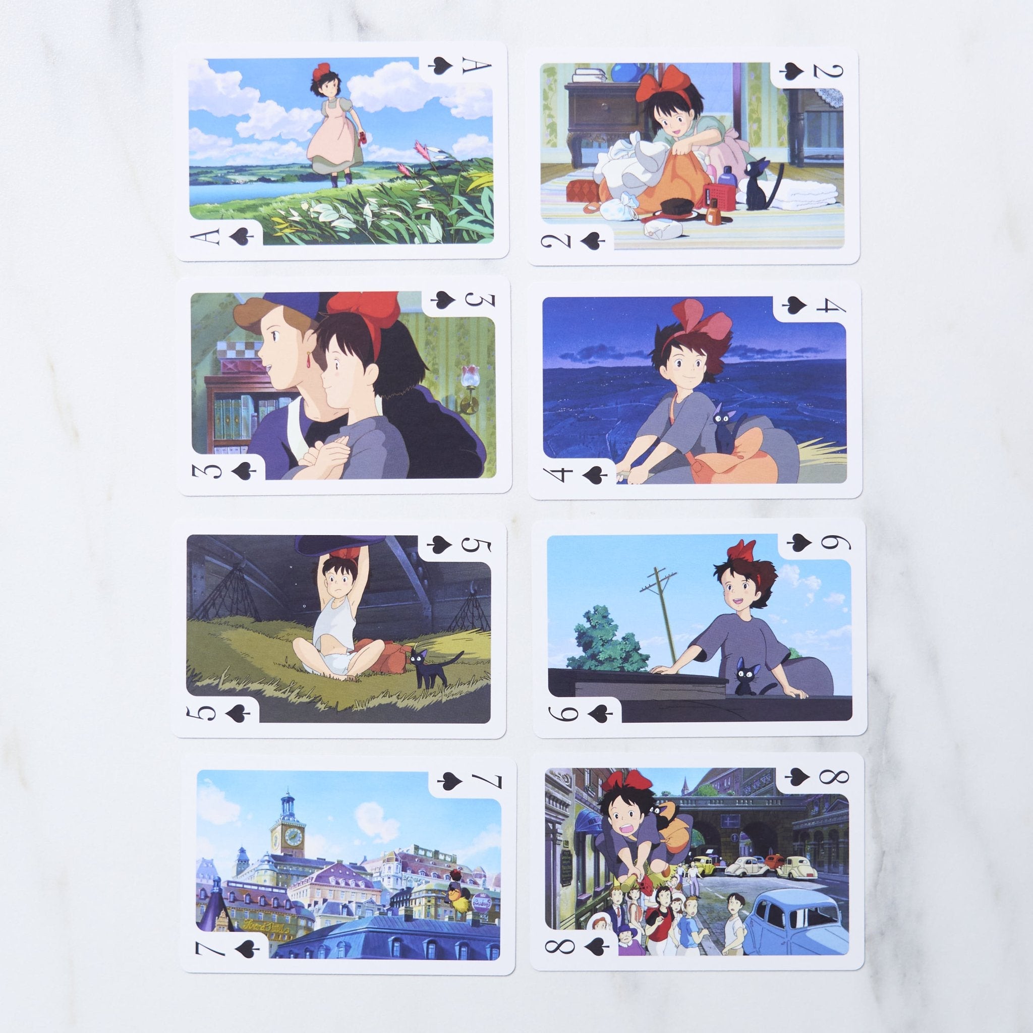 Studio Ghibli Playing Cards - Official Ensky Anime Card Deck with Spirited Away, My Neighbor Totoro & Howl's Moving Castle Characters - Perfect for Game Nights, Collecting & Gifts for Ghibli Fans
