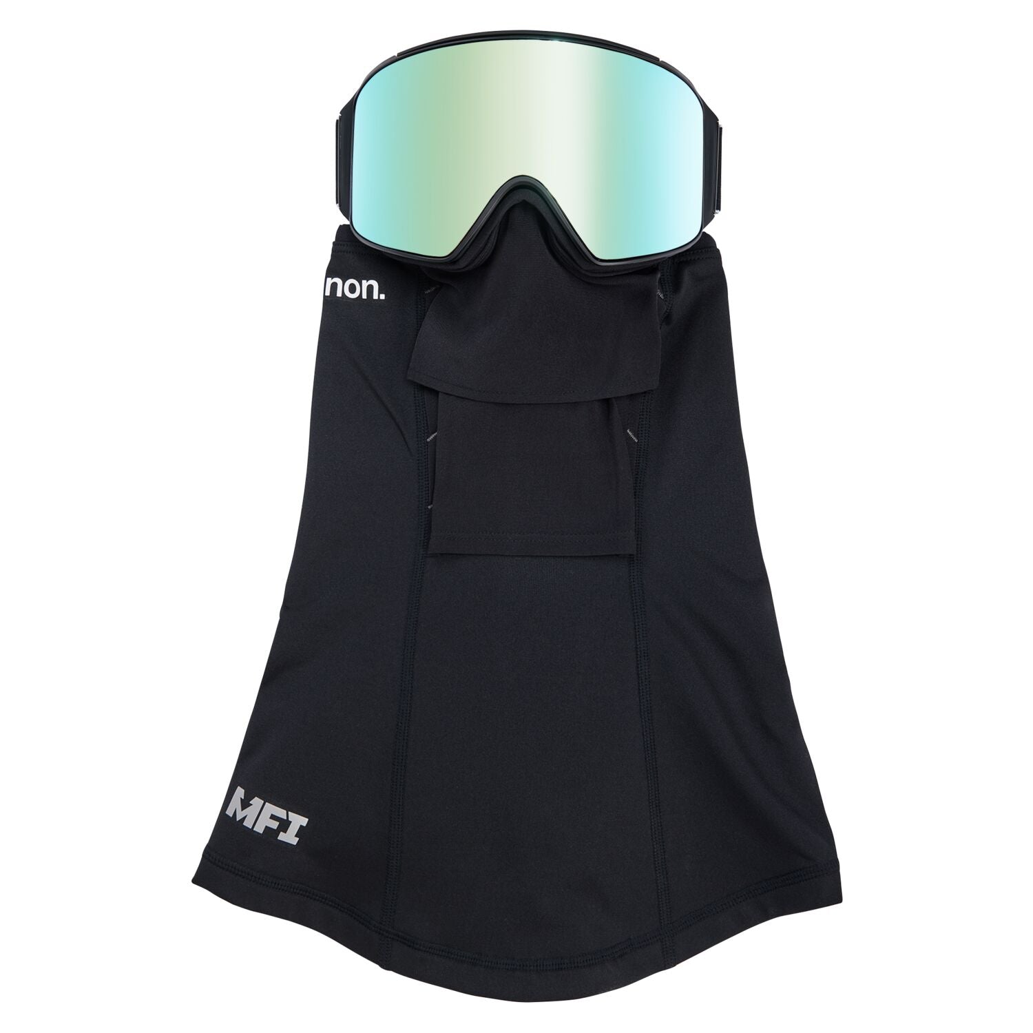 Anon M4 Cylindrical Snowboard Goggles - Black with Perceive Variable Blue Lens - Perfect for Skiing, Snowboarding & Winter Sports