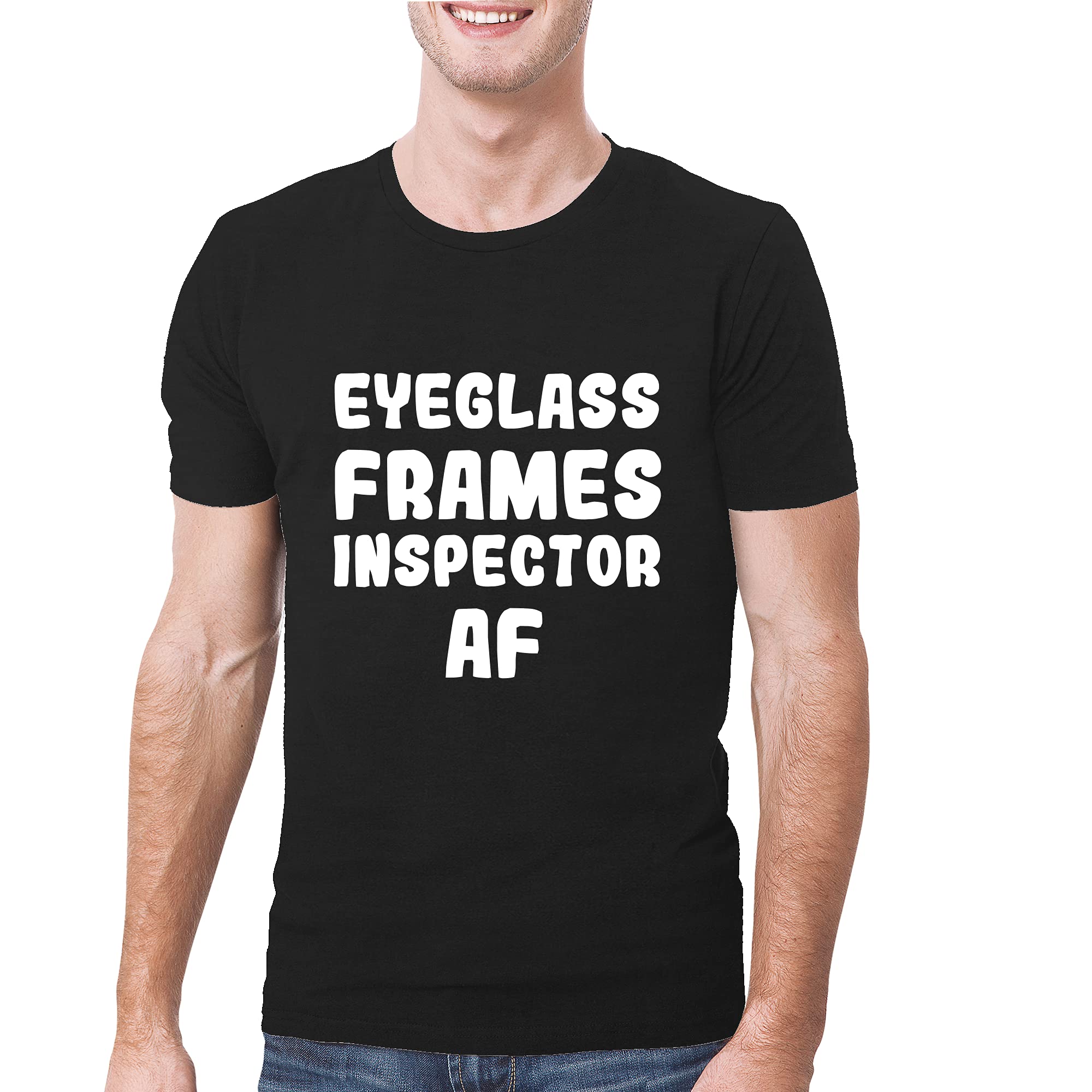 Eyeglass Frames Inspector AF - Soft & Comfortable Men's T-Shirt | Premium Cotton Tee for Casual Wear & Everyday Comfort