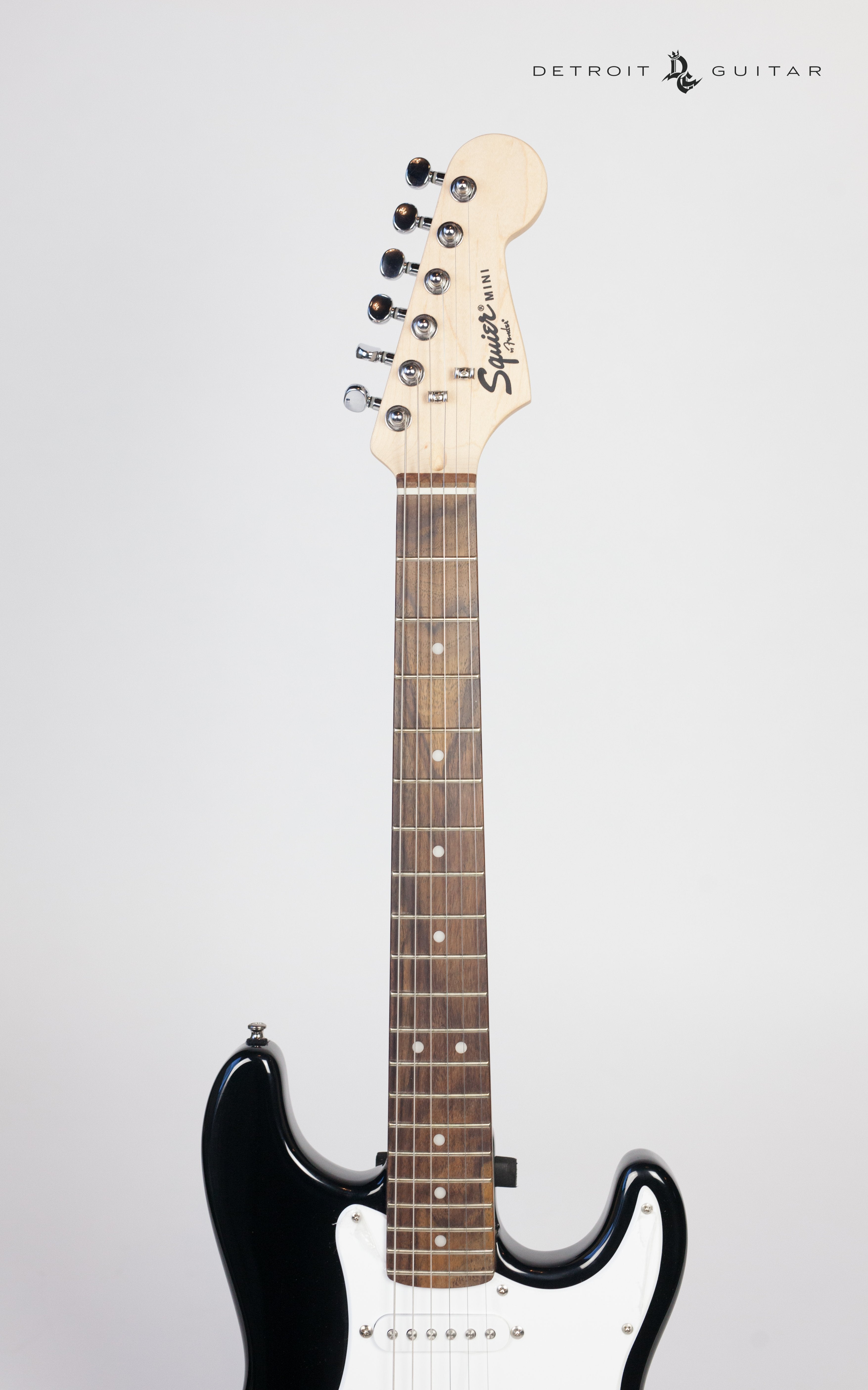 Squier Mini Stratocaster Electric Guitar - Black | Compact Size for Kids & Beginners | Perfect for Home Practice, Lessons & Small Performances