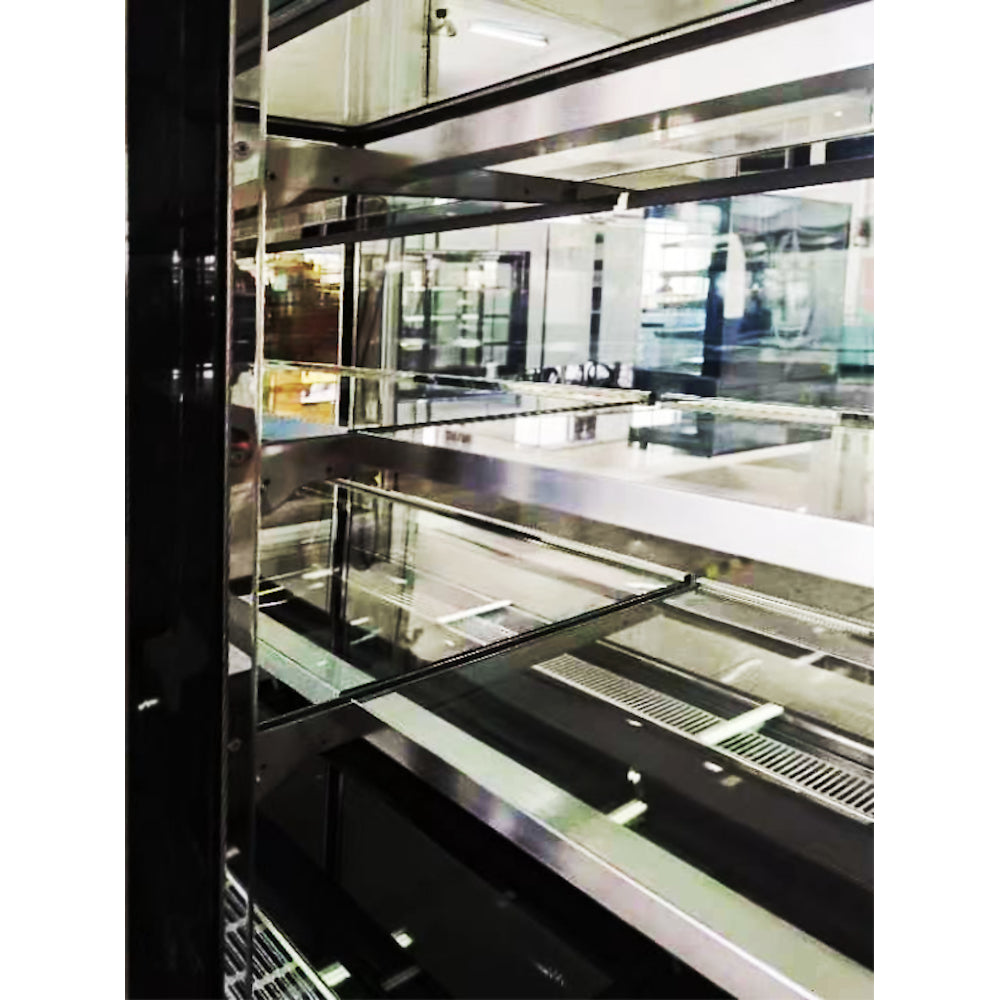 4-Tier Cake Display Stand 360L 900mm - Commercial Bakery Showcase for Wedding, Birthday & Dessert Displays