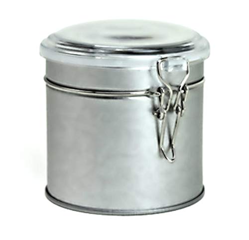 3-Piece Airtight Food Storage Canisters Set with Clear Acrylic Lids - Kitchen Organization for Coffee, Tea, Sugar & Dry Goods - Brushed Stainless Steel Containers for Pantry, Countertop & Home Decor