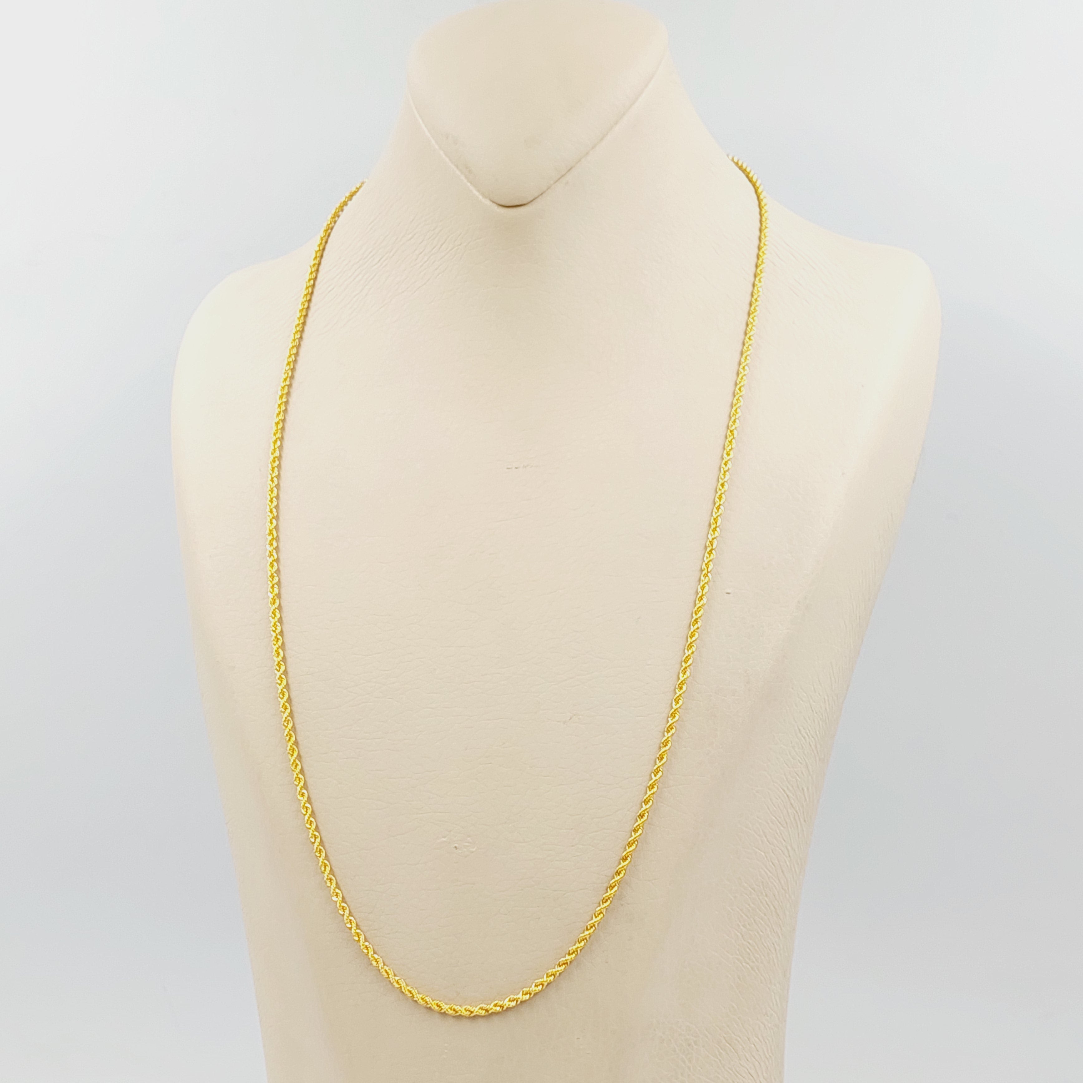 1.5mm Rope Chain Necklace for Women & Men - Durable Stainless Steel Jewelry for Everyday Wear & Special Occasions